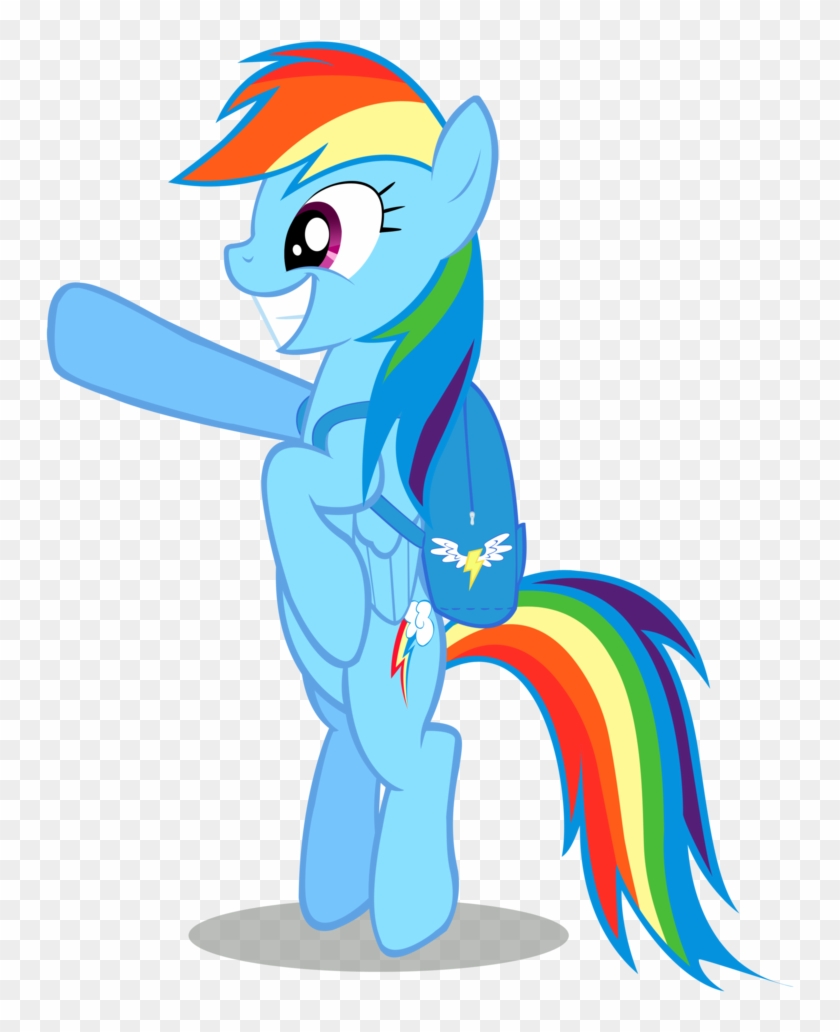 Back To School By Raynebowcrash - Rainbow Dash School #731998