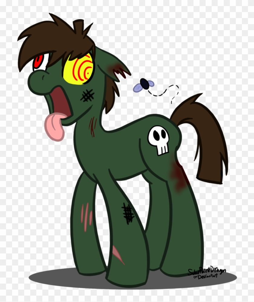 Zombie Pony By Solarpaintdragon-d5848b0 - Pony Zombie Png #732076