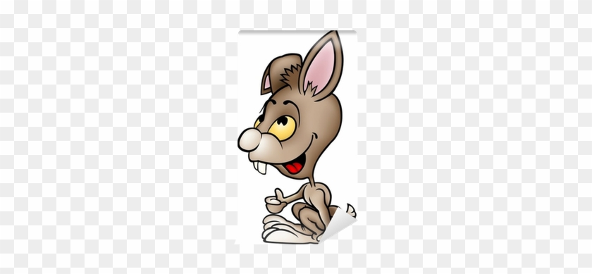 Smiling Cartoon Illustration Wall Mural • Pixers® • - Rabbit #732154