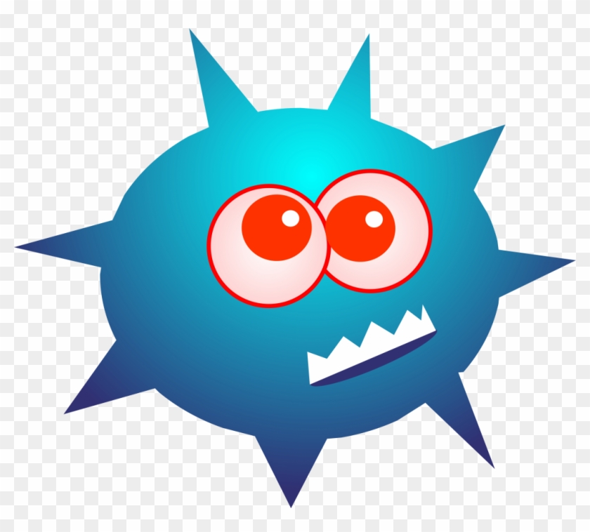 Bacteria Germ Theory Of Disease Animation Clip Art - Computer Virus Clip Art #732503