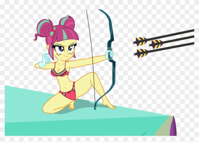 Arrow, Belly Button, Bikini, Bow And Arrow, Bow , Bra, - Cartoon #733520