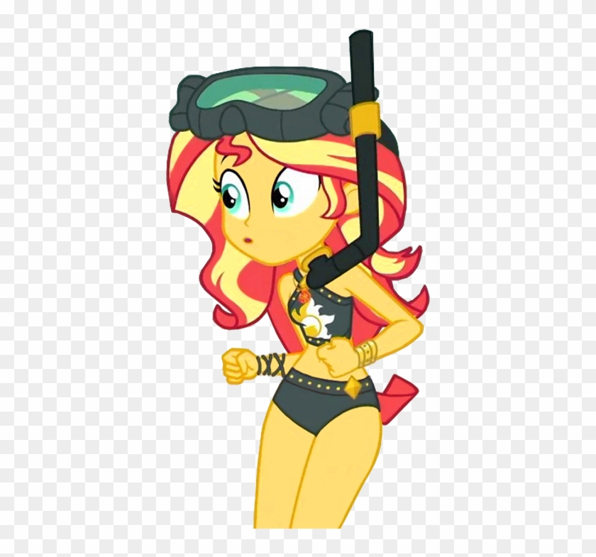 Background Removed, Belly Button, Bikini, Bracelet, - Sunset Shimmer In Swimsuit #733639