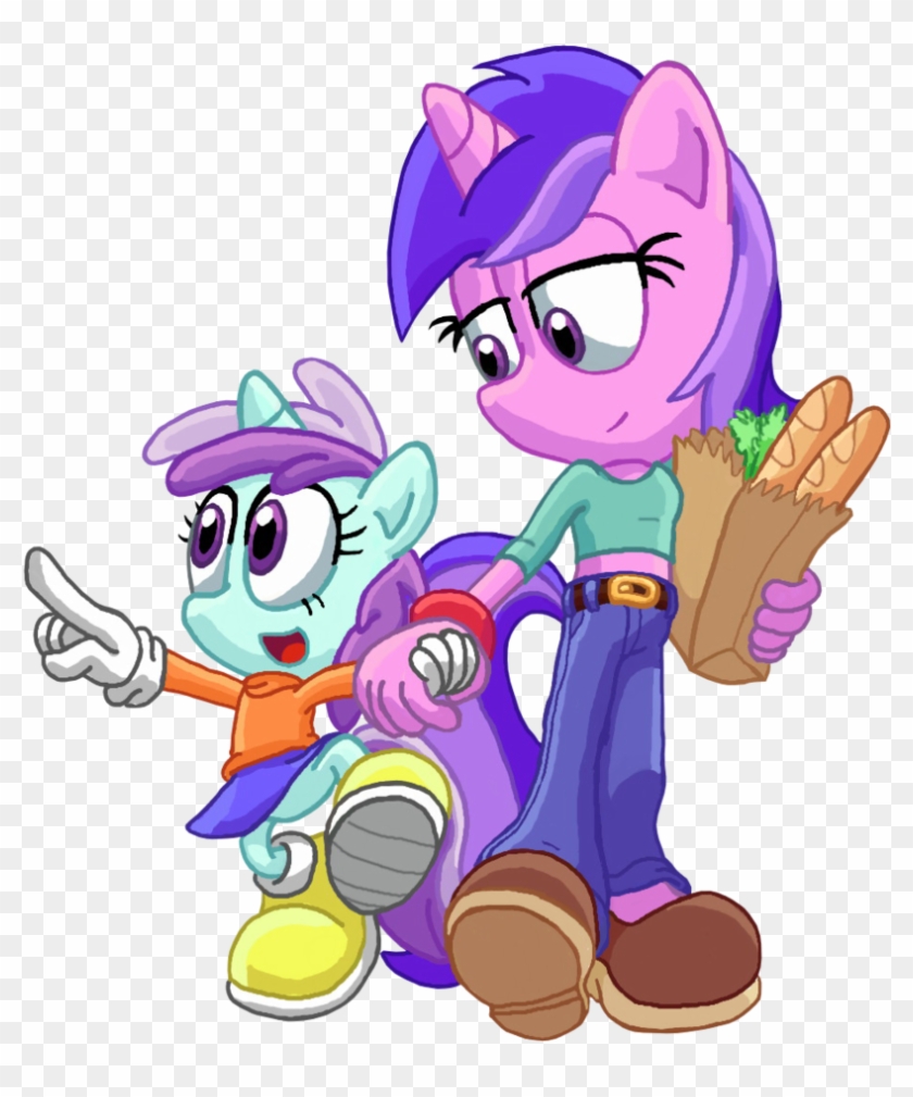 Sonitized Amethyst Star And Child By Blehmaster7 - Cartoon #733736