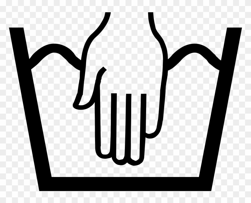 Hand Wash Only, No Mechanical Load Possible - Hand Wash Symbol #733798