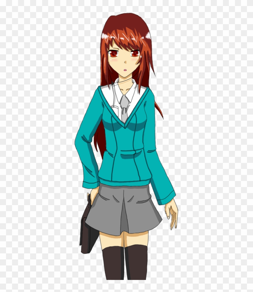 High School Girl By Rizqi91 - Cartoon #734012