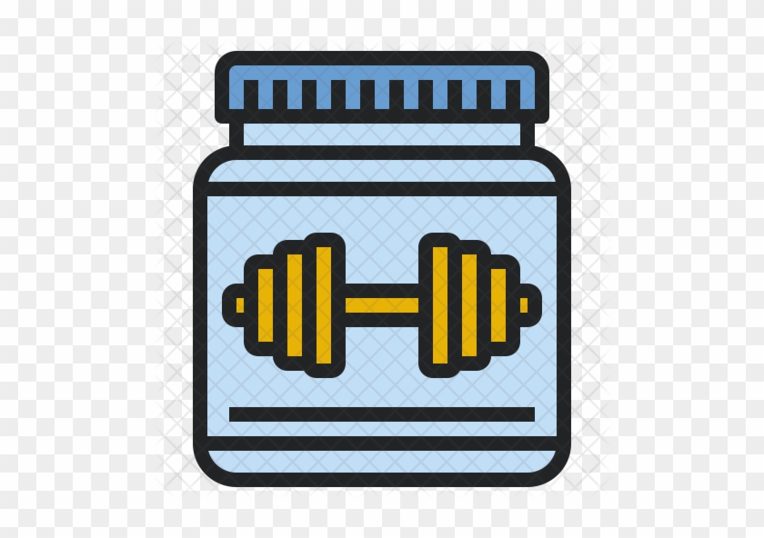 Protein Powder Icon - Supplements Icon Transparent Background #734629