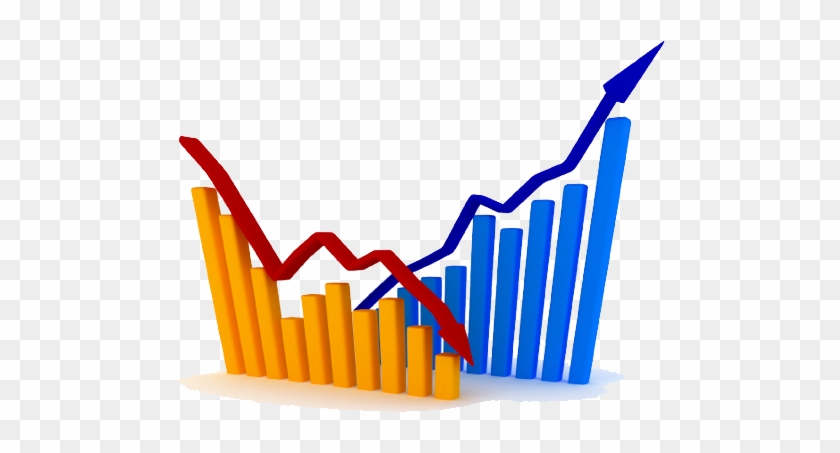 Stock Market Png Transparent Image - Graphs Up And Down #734703