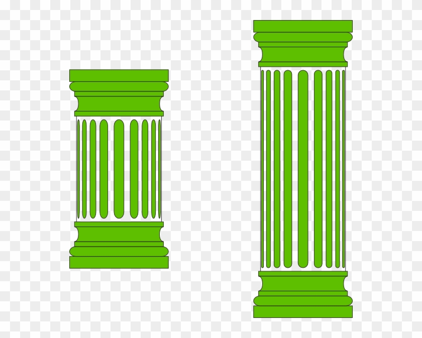 Green Pillar Clip Art #735027