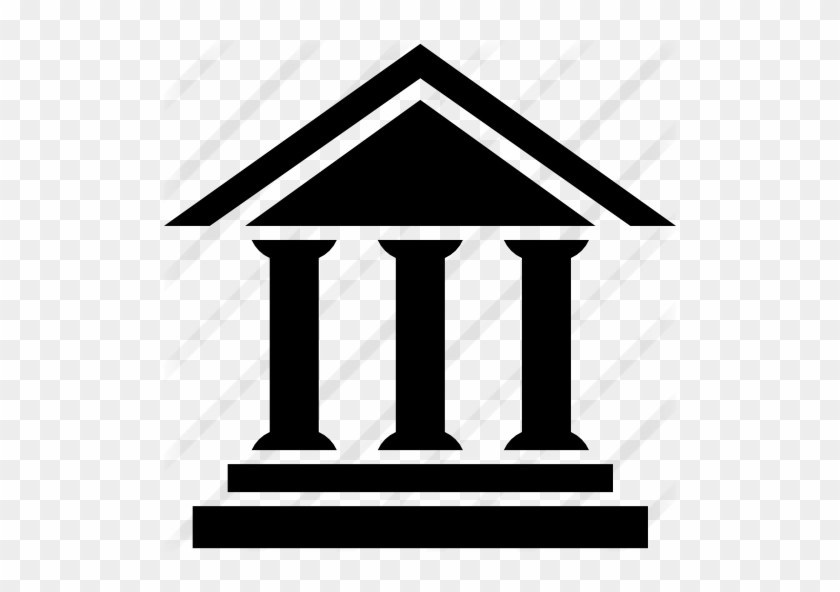 Antique Columns Building Front - Античность Иконка #735088
