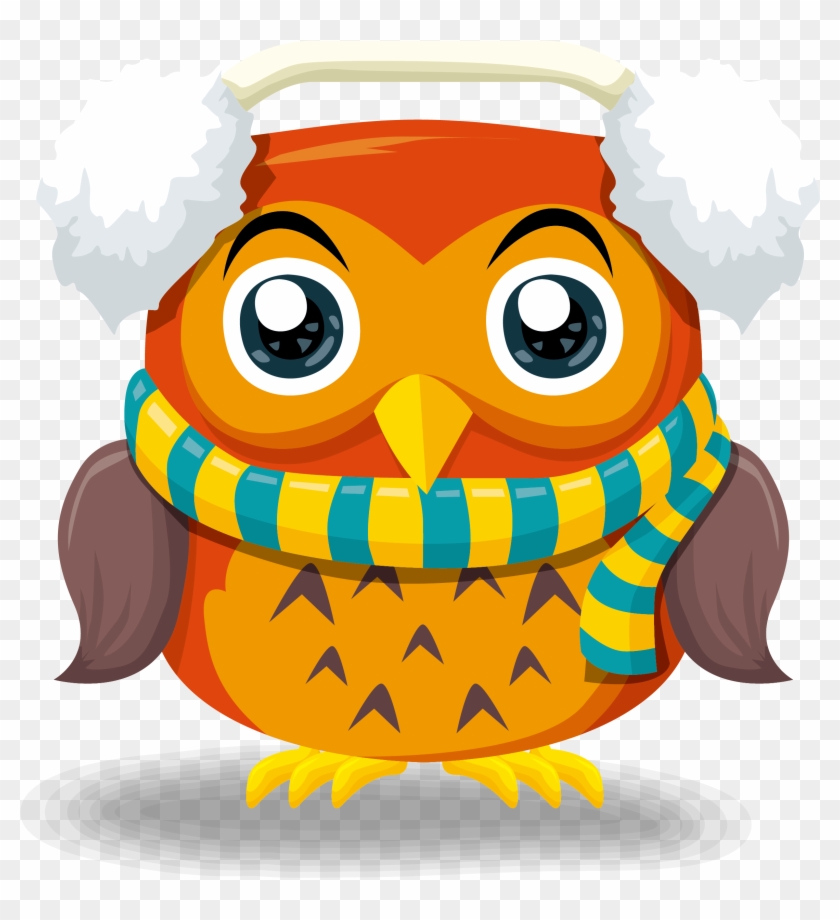 Owl Vector Material Cartoon Festival - Owl Vector Material Cartoon Festival #735184