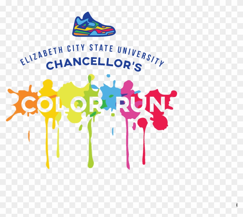 Color Run Lgo - 5k Color Run Logo #735219