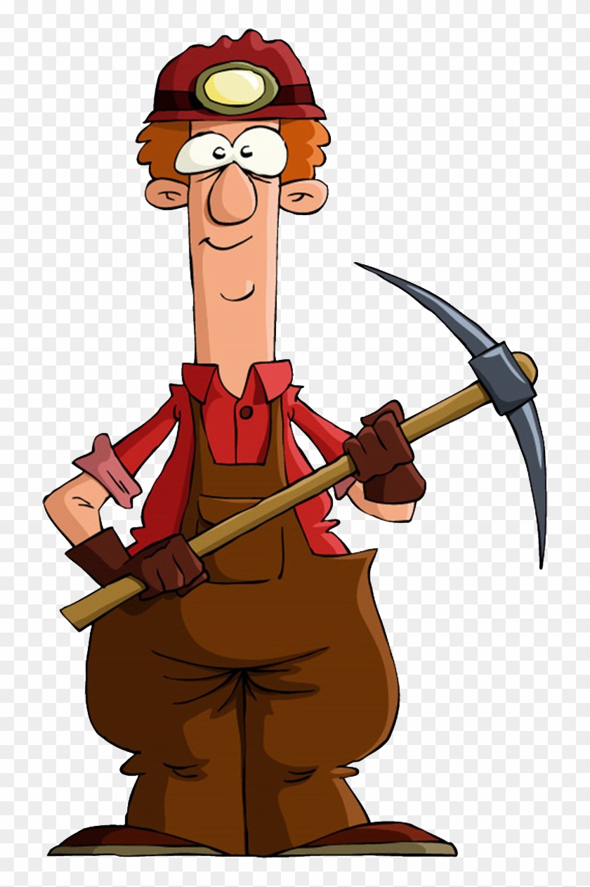 Cartoon Mining Miner Royalty-free - Cartoon Mining Miner Royalty-free #735733