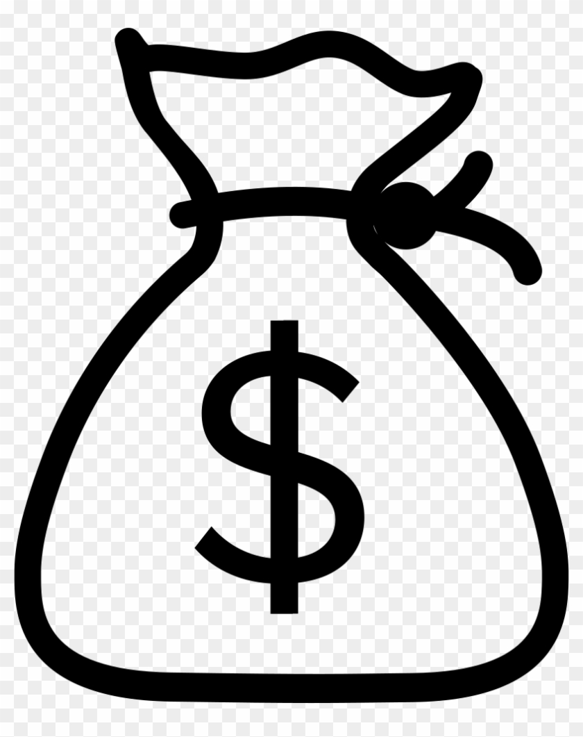 Money Bag Svg Png Icon Free Download - Money Bag Icon Png #735736