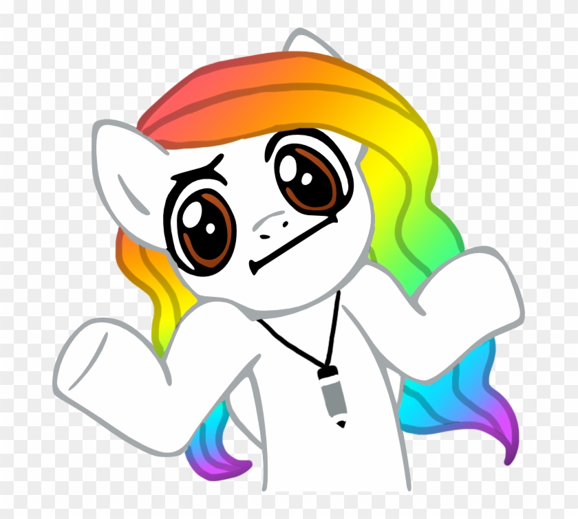 Artbeat Shrug By Aisu-isme - Don T Know Mlp Base #735810