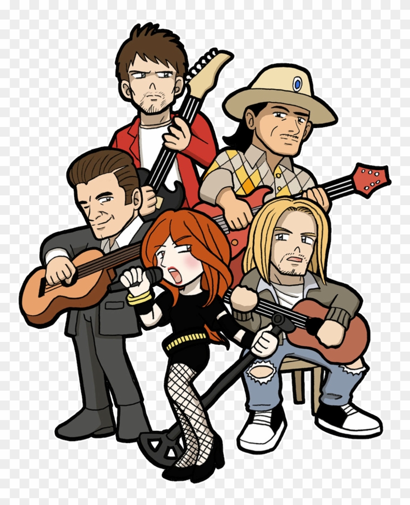 Gh5 Famous Musicians By Sandikarakhim - Cartoon #736715