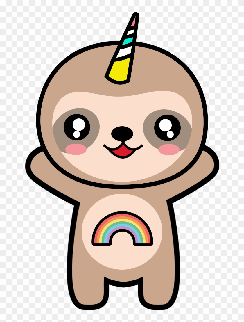 Slothicornhappy - Cute Slothicorn #737458