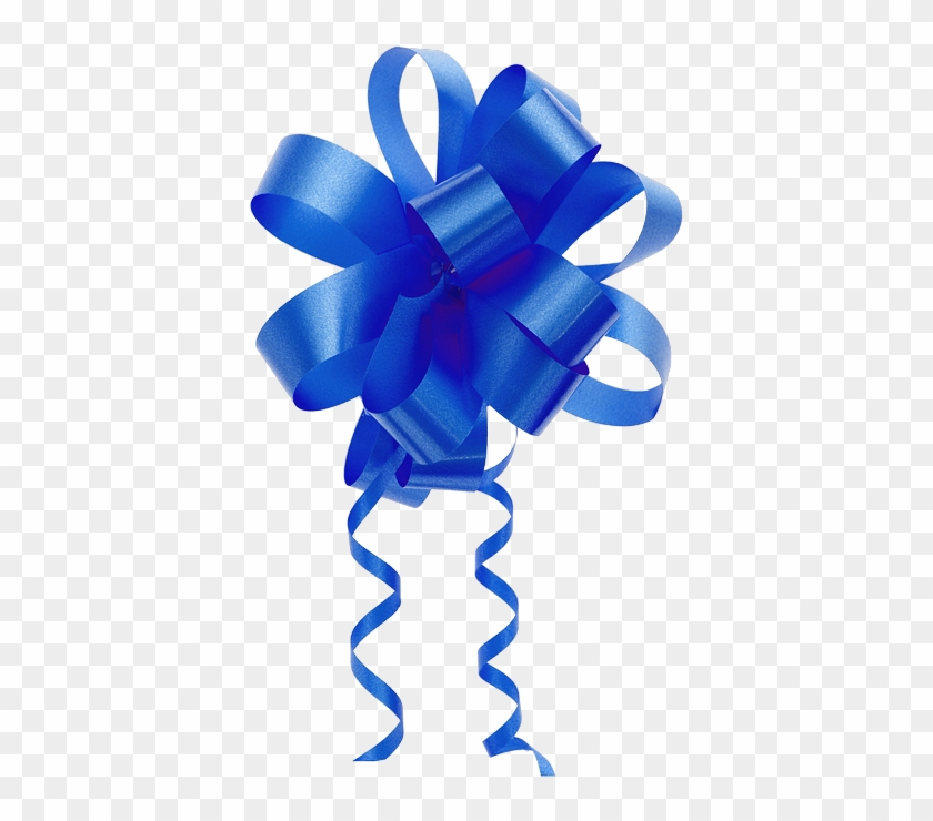 Cinta Azul De Regalo - Moño Regalo Azul #737852