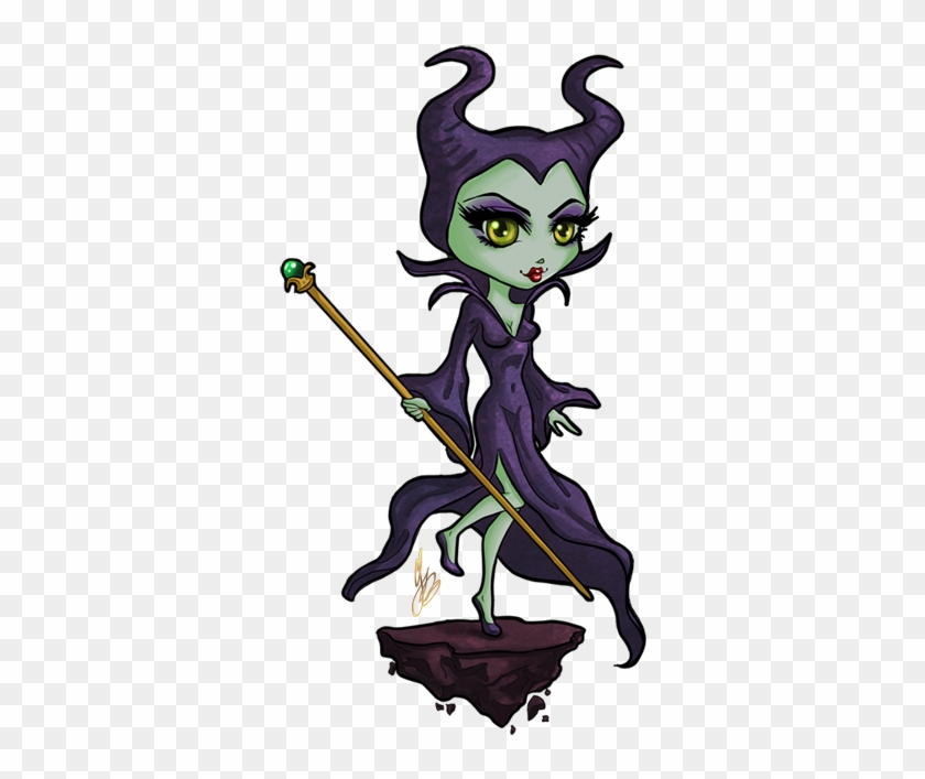 Maleficent Chibi By Himenaya - Cartoon #737905