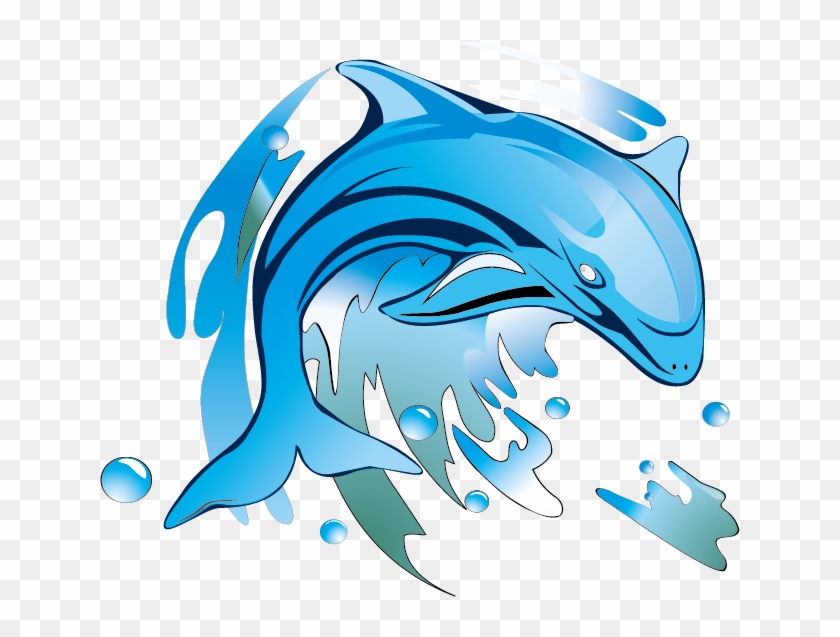 Dolphin Drawing Clip Art - Dolphin Drawing Clip Art #738032
