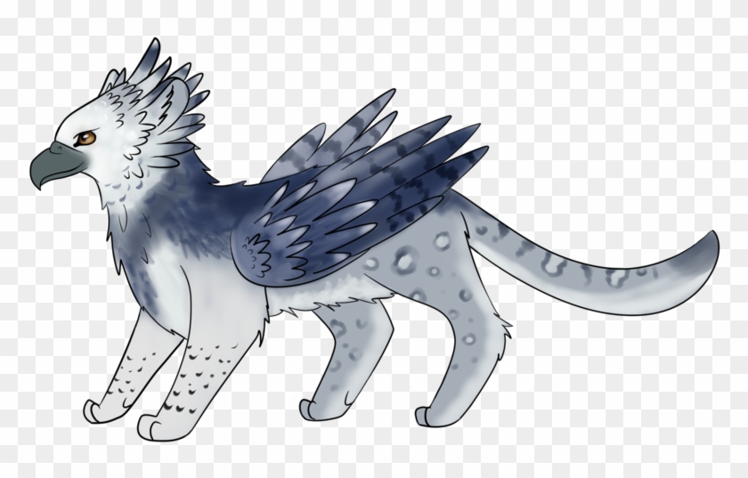 Harpy Eagle/snow Leopard Griffin By Elycian - Harpy Eagle #738225