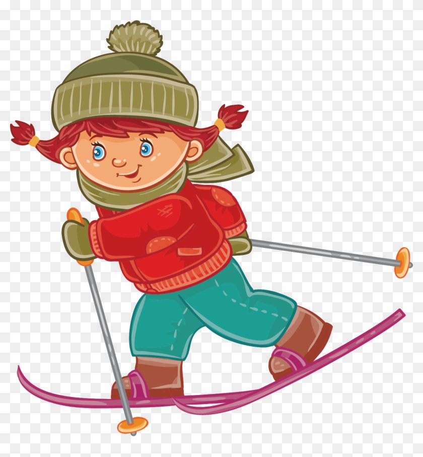 Skiing Royalty-free Illustration - Skiing Royalty-free Illustration #738807