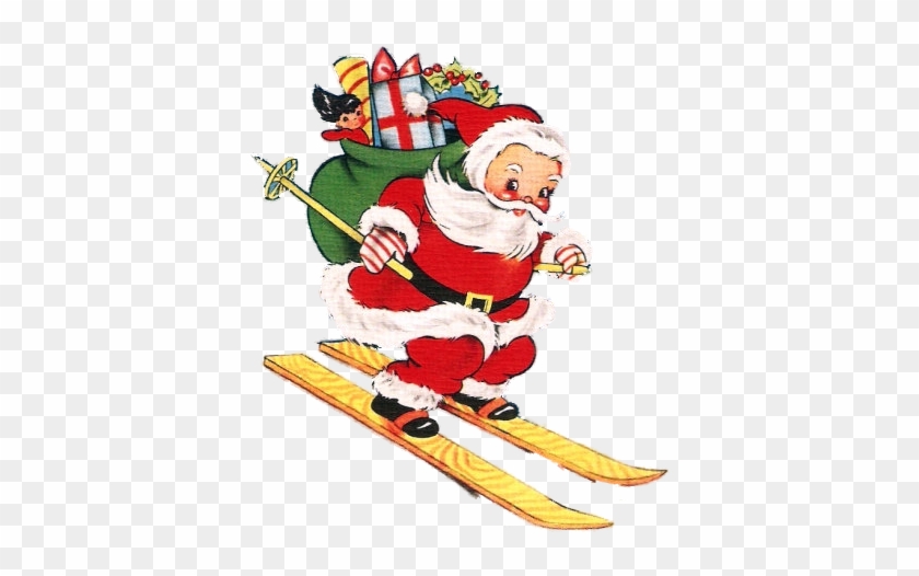 Skiing-santa - Downhill #738843