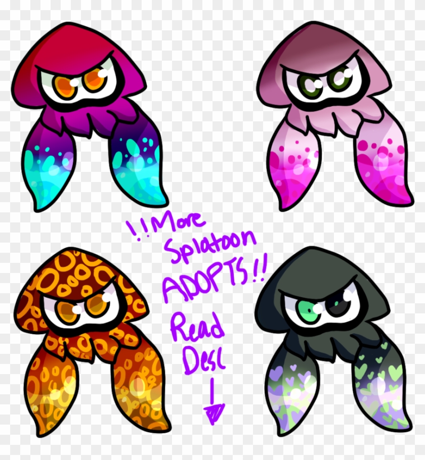 More Splatoon Squid Adopts By Lobotomyhylics - More Splatoon Squid Adopts By Lobotomyhylics #739237