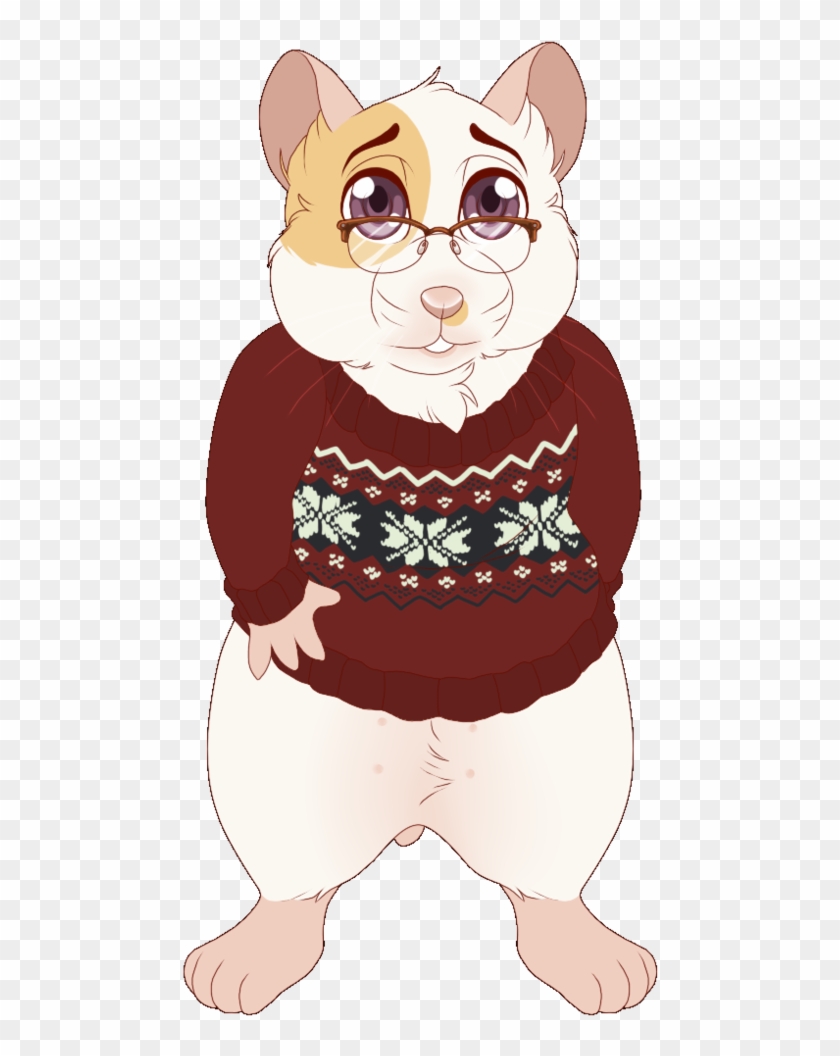 Hamster In A Sweater By Littlegentlemankirby - Cartoon #739410