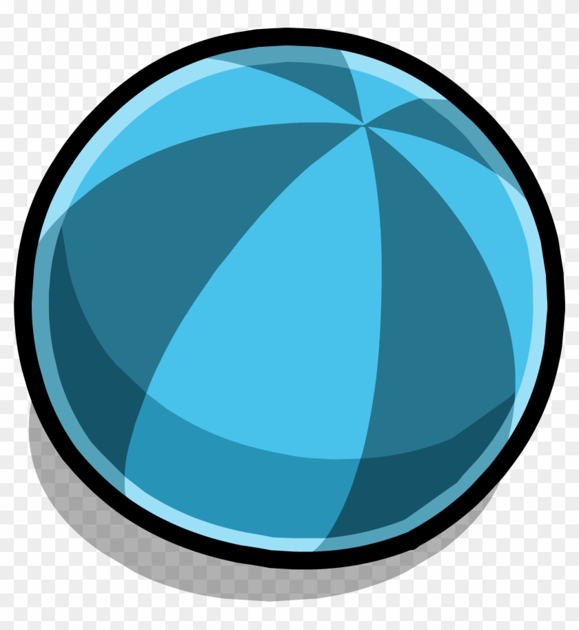 Beach Party Ball Sprite 001 - Ball Blue Sprite Png #740167