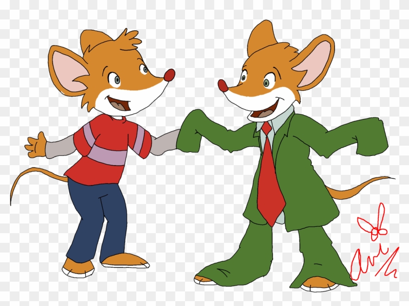 Shrunken Geronimo And Benjamin By Avi The Avenger - Cartoon #740260