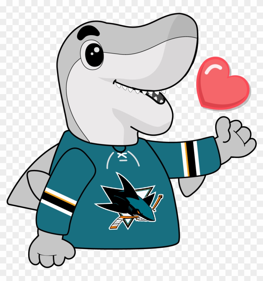 Sharkie Sticker Pack Messages Sticker-5 - San Jose Sharks Polka Dots Design On Otterbox Commuter #740446