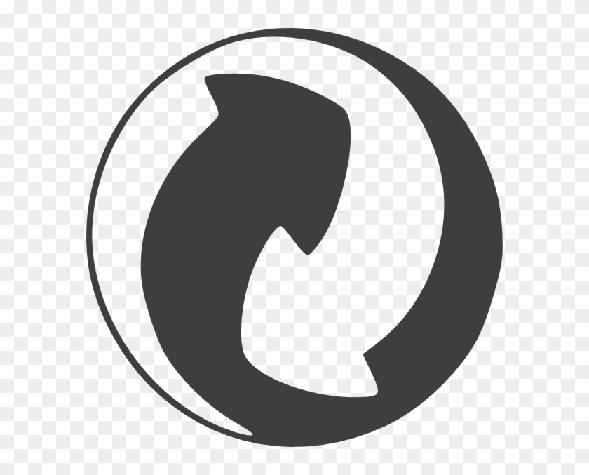 Recycle Symbol Circle Vector #740711