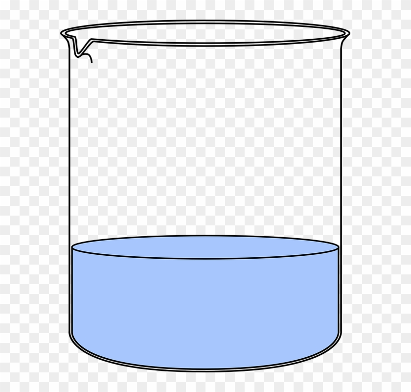 Pharmacy Free Vector Graphics On - Beaker With Water Clipart #740892