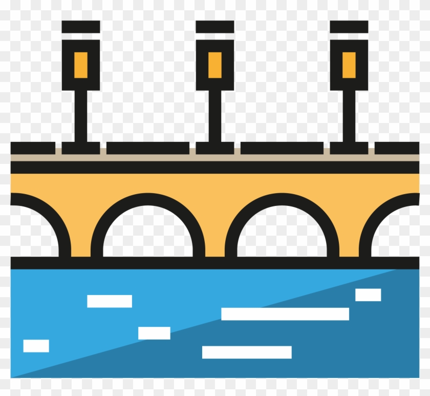 Building Bridge Icon - Building Bridge Icon #741174