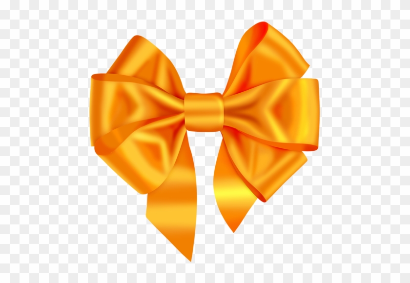 Album - Orange Ribbon Bow .png #741236