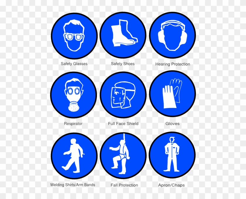Ppe Symbols Clip Art At Clker - Personal Protective Equipment Symbols #742028