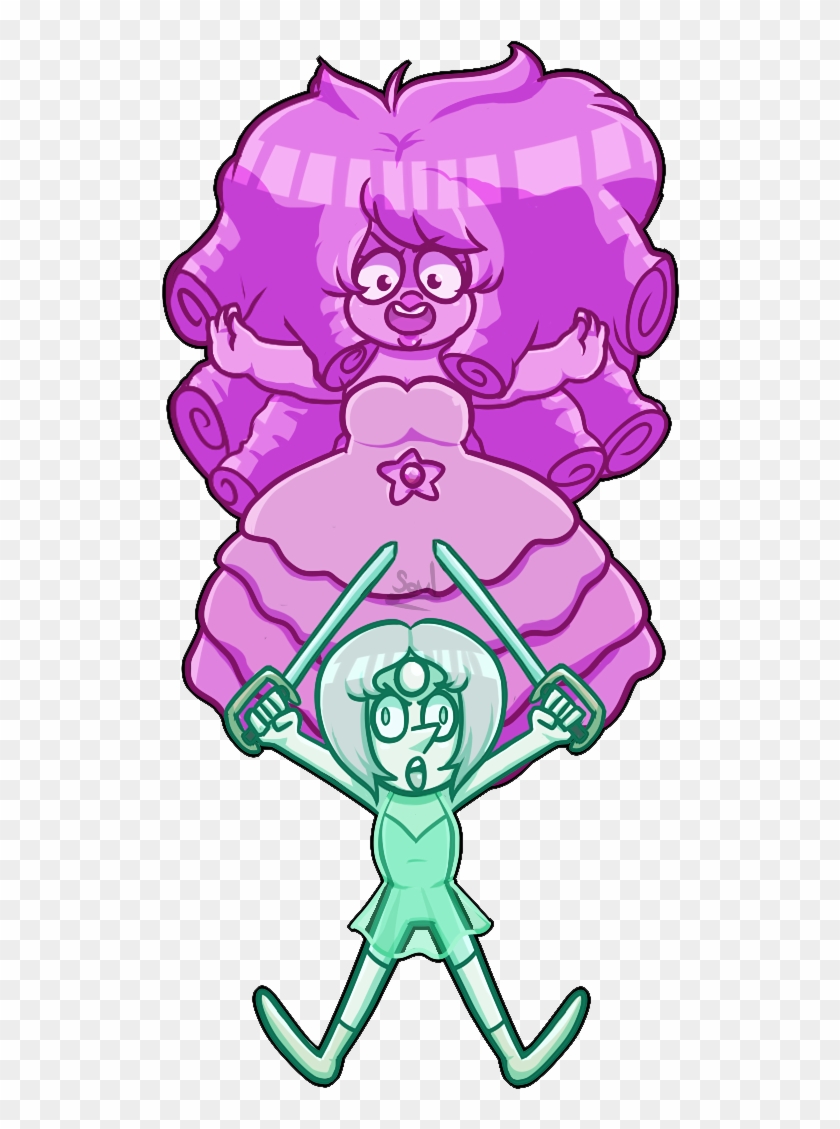 Pearl And Rose We Are The Crystal Gems By Sonica Michi - Crystal Gems Pearl And Rose #742279