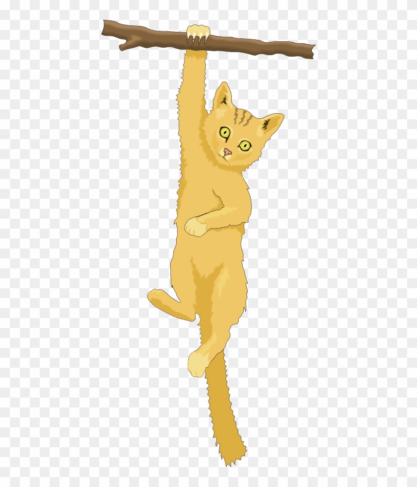 Cat In Tree Large 900pixel Clipart Cat In Tree Design - Cat In Tree Clip Art #742293