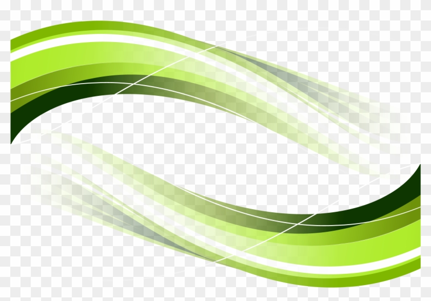 Abstract Green Ripple Title Bar - Abstract Bar Png #742303