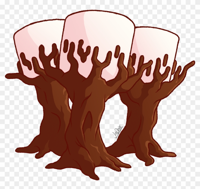 Marshmallow Trees Final - Illustration #742649