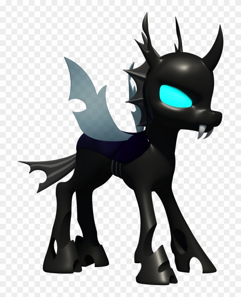 Changeling 3d Model By Clawed-nyasu - Mlp Changeling 3d Model #742791
