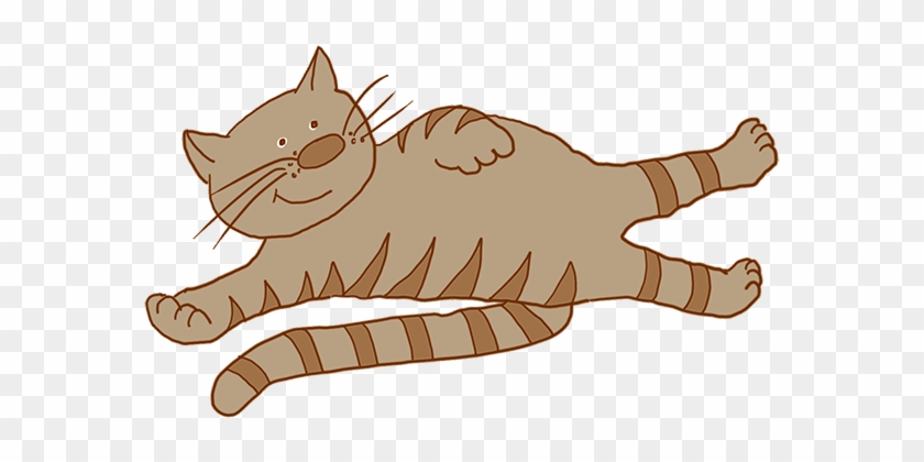 Cartoon Kitten Playing, Blue Kitten Cartoon Drawing, - Cute Cartoon Transparent #743261