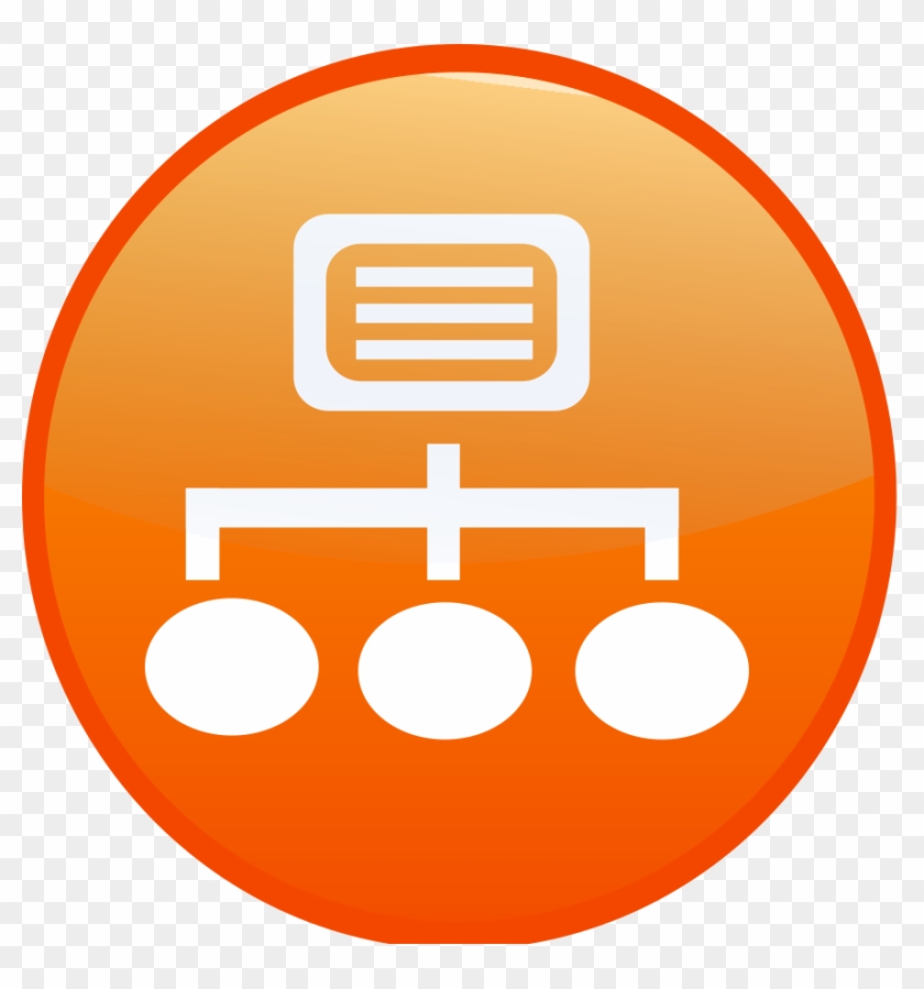 Network Icon Clip Art - Network Icon Orange #743645