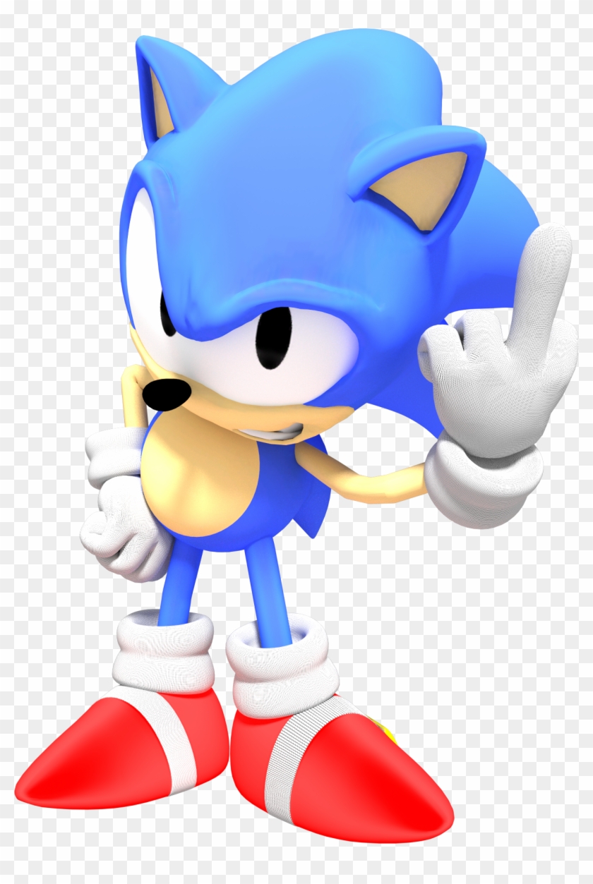 Too Much Modern Sonic By Jogita6 Too Much Modern Sonic - Sonic Flipping The Bird #743839
