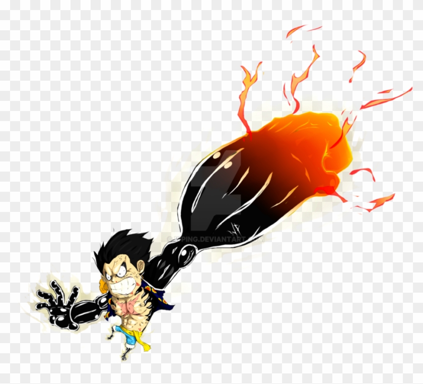 Gomu Gomu No Chibie King Kong Gun By Wping - Luffy King Kong Gun Anime #744305