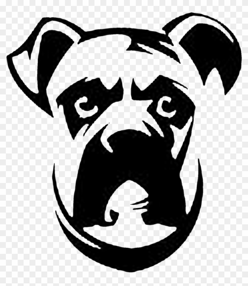 Boxerface - Gambar Sketsa Kepala Anjing #744729