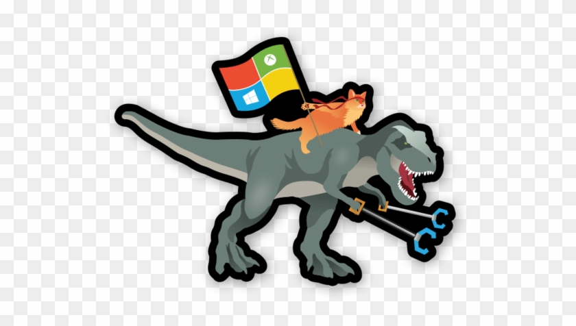 Windows Ninja Cat T-rex - Ninja Cat T Rex #745024