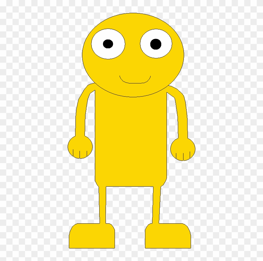 Gold Yellow Guy - Cartoon #745132