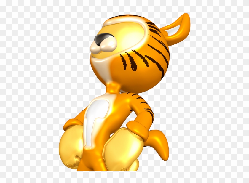 Gold Guy Cat - Cartoon #745300