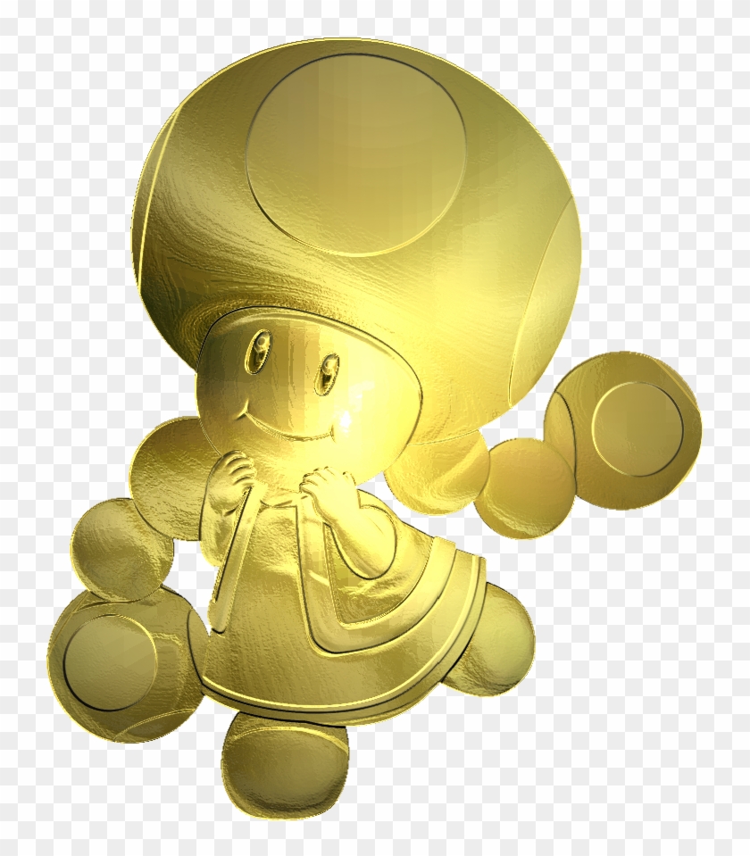 Toadette Turned Into Gold By Freeze123456 - Cartoon #745306